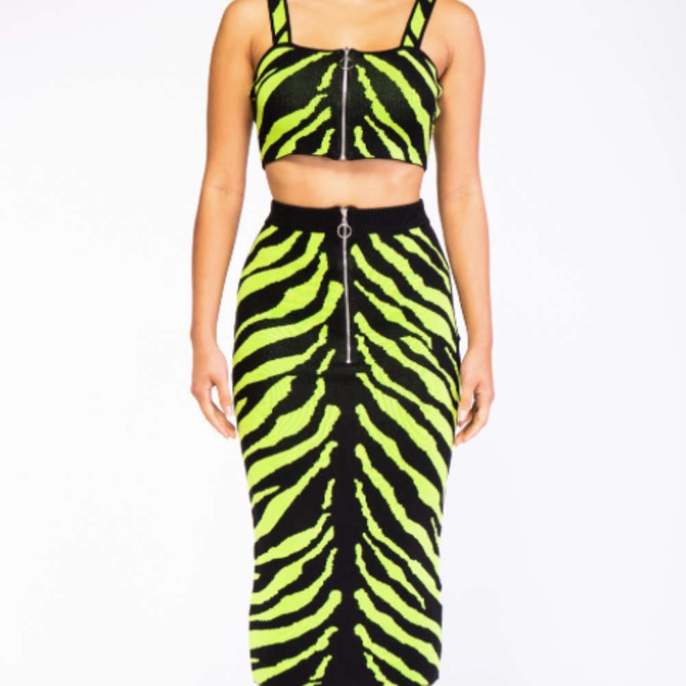 Zebra Neon 2 Piece Set